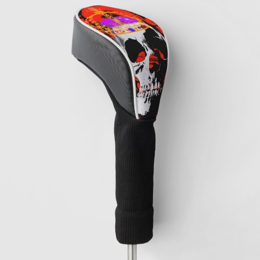 Hoofd Koning. Golfheadcover (Schuin)