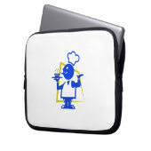 Hoofd Laptop Sleeve (Voorkant Links)