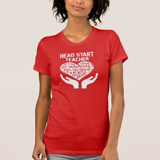 Hoofd leraar starten t-shirt (Voorkant)