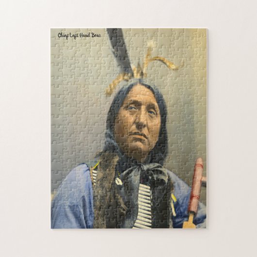Hoofd Linkerhand Beer Legpuzzel (Verticaal)