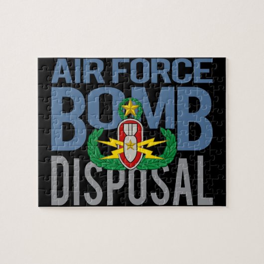 Hoofd luchtmacht EOD Legpuzzel (Horizontaal)