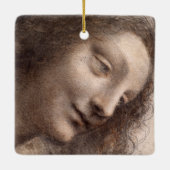 Hoofd Maagd Keramisch Ornament (Achterkant)