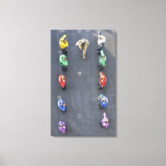 Hoofd marine operaties canvas afdruk (Voorkant)