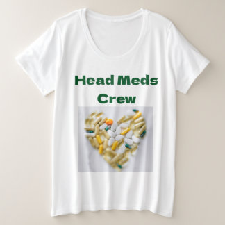 Hoofd medicijnpersoneel grote maat t-shirt