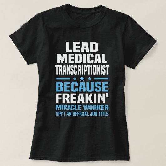 Hoofd medisch specialist t-shirt (Design voorkant)