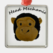 Hoofd Mehanic Metalen Ornament (Voorkant)