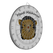 Hoofd Mehanic.Mr. Trouble Dart Boards Dartbord (Voorkant Links)
