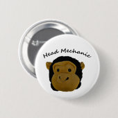 Hoofd Mehanic Ronde Button 5,7 Cm (Voorkant /achterkant)