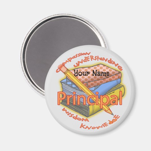 Hoofd Motto Magneet (Voorkant / Achterkant)