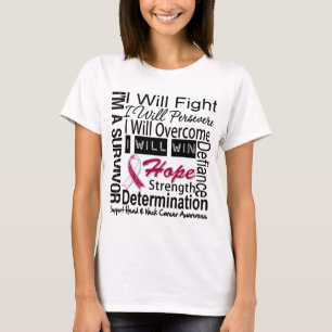 Hoofd nekkankerbestrijding - Doorlopende overwinni T-shirt