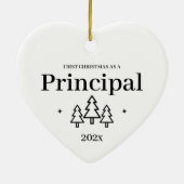 Hoofd nieuw Ornament Eerste Kerstmis (Achterkant)