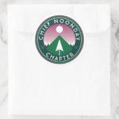 hoofd - noonday hoofdstuk aanpasbare wandelclub cl ronde sticker (Tas)