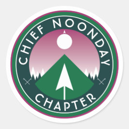 hoofd - noonday hoofdstuk aanpasbare wandelclub cl ronde sticker