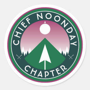 hoofd - noonday hoofdstuk aanpasbare wandelclub cl ronde sticker