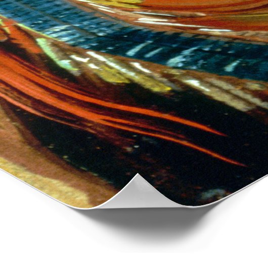 Hoofd oorlogsleider van de Blood-Indiërs. Poster (Hoek)