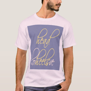 Hoofd over hakken in liefde t-shirt