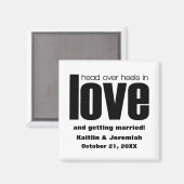 Hoofd over Heels sparen de Magneet van de Datum, Z (Voorkant / Achterkant)