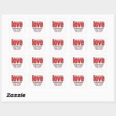 Hoofd over Heels sparen de Stickers van de Datum,  (Vel)
