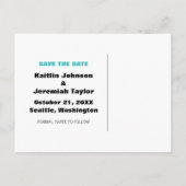 Hoofd over Heels sparen het Briefkaart van de Datu (Achterkant)