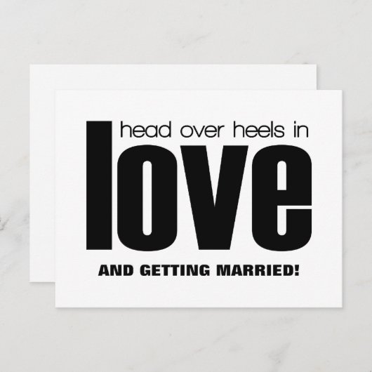 Hoofd over Heels sparen het Briefkaart van de Datu (Voorkant / Achterkant)