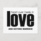 Hoofd over Heels sparen het Briefkaart van de Datu (Voorkant)