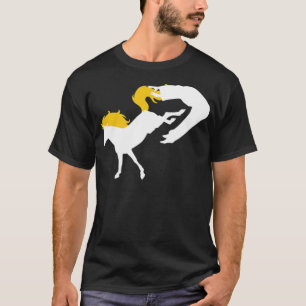 Hoofd paard t-shirt