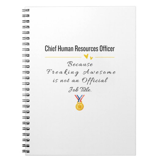 Hoofd Personeelszaken Notitieboek (Voorkant)