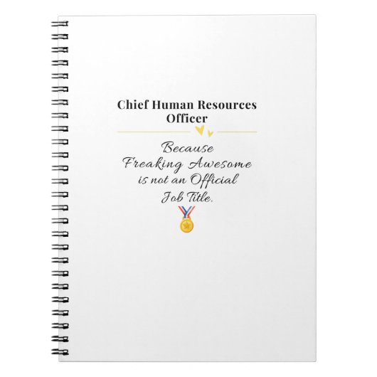 Hoofd Personeelszaken Notitieboek (Voorkant)