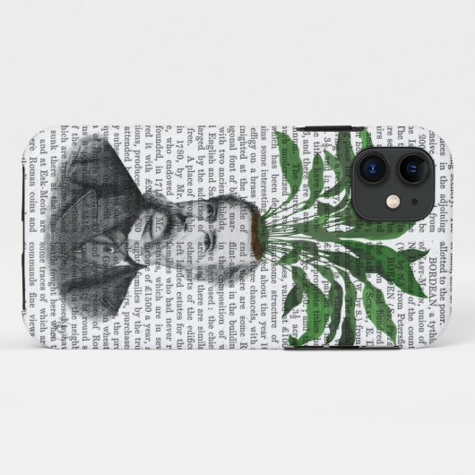Hoofd Plant Case-Mate iPhone Case (Achterkant (horizontaal))
