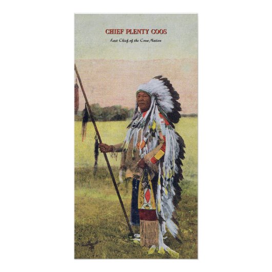 Hoofd Plenty Coos Notitieboek Perfect Poster (Voorkant)