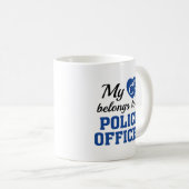 Hoofd politie koffiemok (Voorkant rechts)