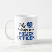 Hoofd politie koffiemok (Links)