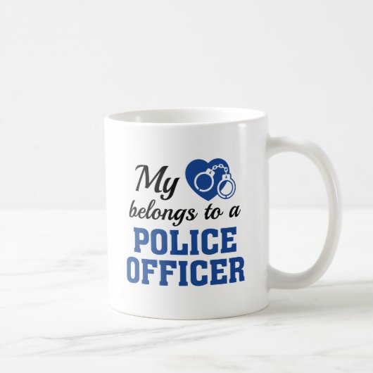 Hoofd politie koffiemok (Rechts)