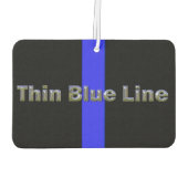 Hoofd politie Thin Blue Line Luchtverfrisser (Achterkant)