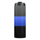 Hoofd politie Thin Blue Line Thermosbeker (Voorkant)