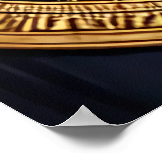 Hoofd portret van een Afrikaanse koningin | AI Art Poster (Hoek)