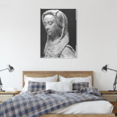 Hoofd Prudence Canvas Afdruk (Insitu (Slaapkamer))