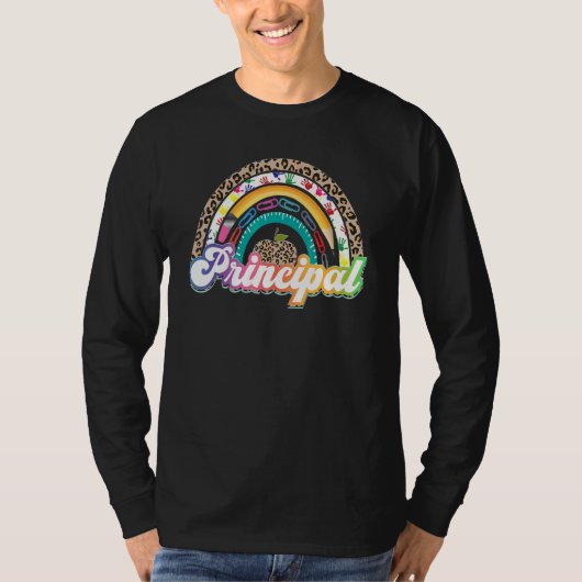 Hoofd Rainbow Leopard School Hoofd T-shirt (Voorkant)