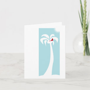 Hoofd Rode Snowbird Notecard Feestdagen Kaart