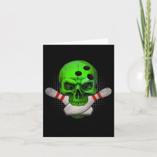 Hoofd Skull Bowling Ball & Camp; Pins Happy Hallow Kaart