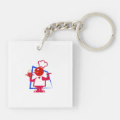 Hoofd Sleutelhanger (Achterkant)