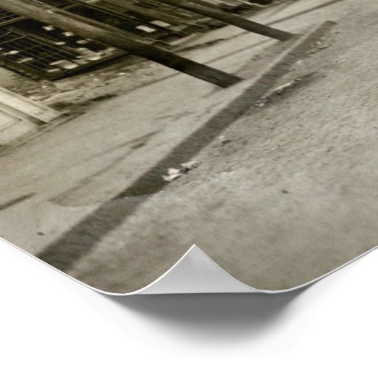 Hoofd St. Nanticoke Pa. 1906 Poster (Hoek)