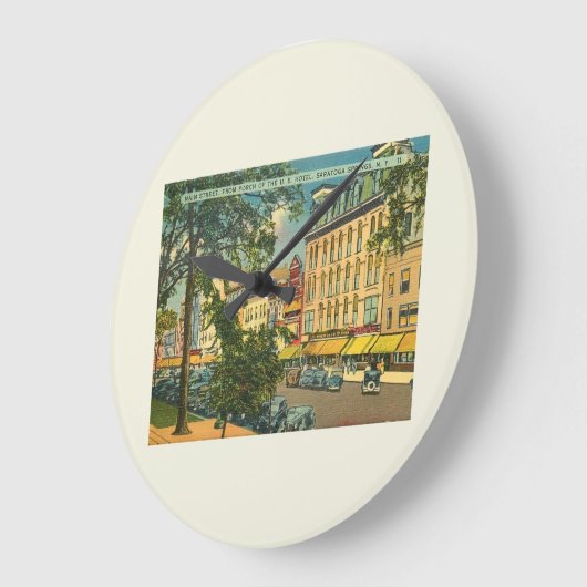 Hoofd St. Saratoga Springs NY  stijl Grote Klok (Hoek)