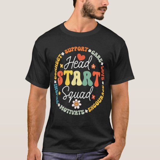 Hoofd Start Squad Homeschool Teacher Headstart Ter T-shirt (Voorkant)