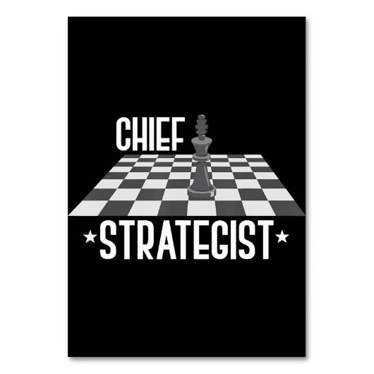 Hoofd strateeg Chess | Ik win altijd dit spel Kaart (Voorkant)