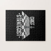 Hoofd strateeg Chess | Ik win altijd dit spel Legpuzzel (Horizontaal)