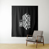 Hoofd strateeg Chess | Ik win altijd dit spel Wandkleed (In situ)