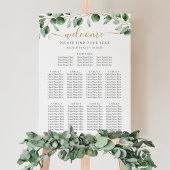 Hoofd Tafeltje Eucalyptus Greenery Wedding Seating Poster