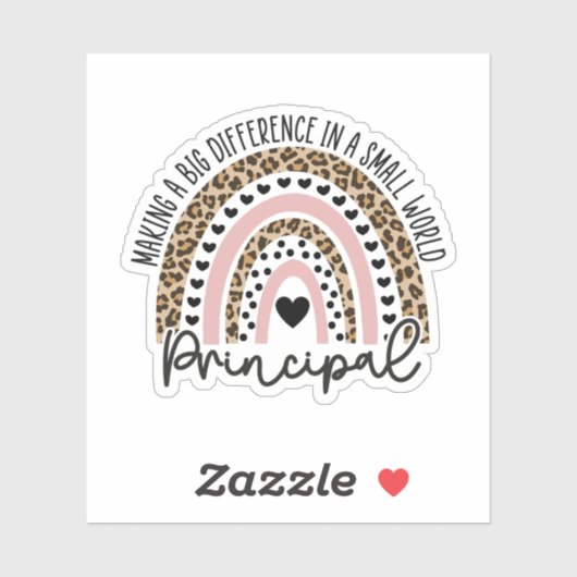 Hoofd Teamgift voor Hoofd School Hoofd Sticker (Vel)