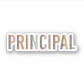 Hoofd Teamgift voor Hoofd School Hoofd Sticker (Voorkant)